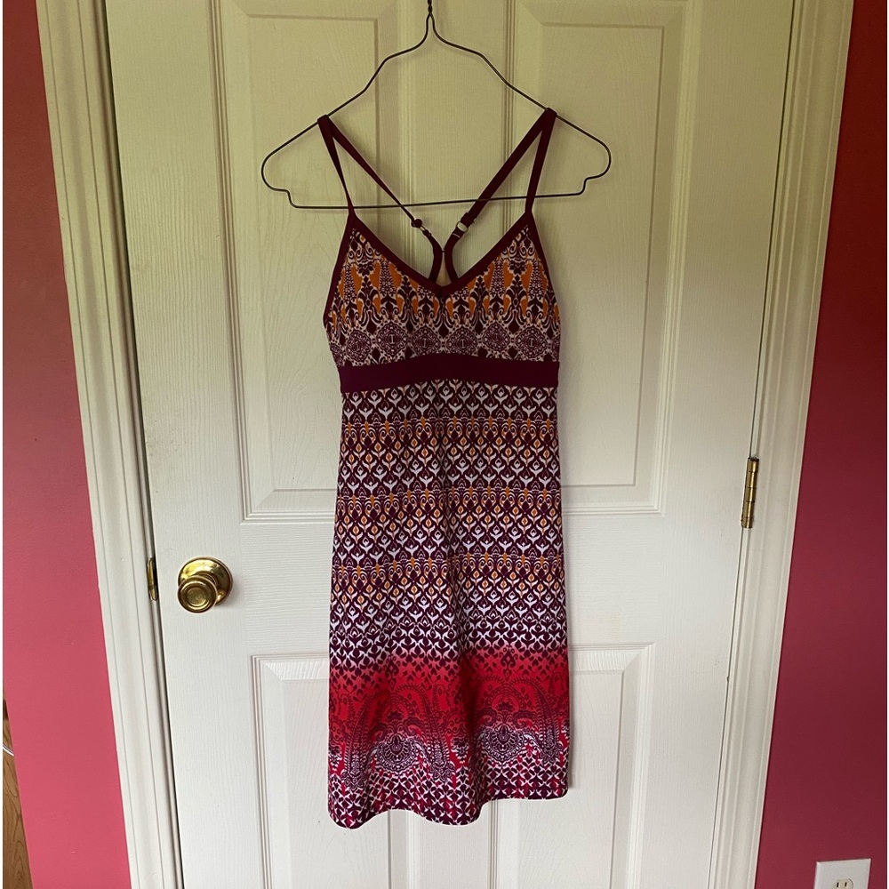 Sz Xxs ladies swim dress! Athleta! Excellent condition! Burg/gold/red floral!